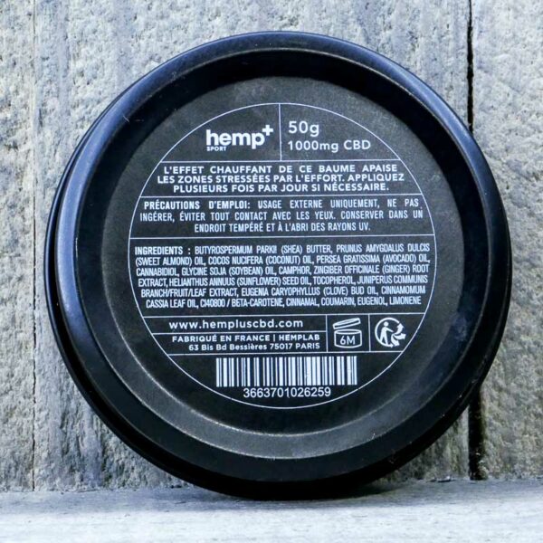 CBD BAUME CHAUFFANT HEMP+ – Image 2
