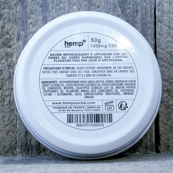 CBD BAUME REFROIDISSANT HEMP+ – Image 2