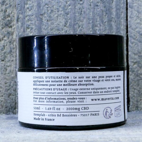 CBD CREME DE NUIT ESPERANCE VERTU – Image 2