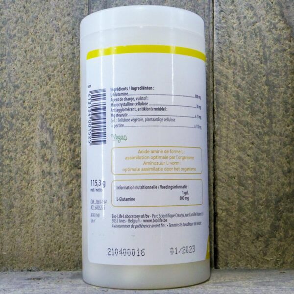 BE-LIFE L-GLUTAMINE 800 120GEL – Image 3