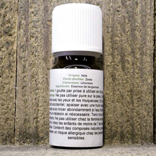 HUILE ESSENTIELLE BERGAMOTE 10ML FLACON – Image 2