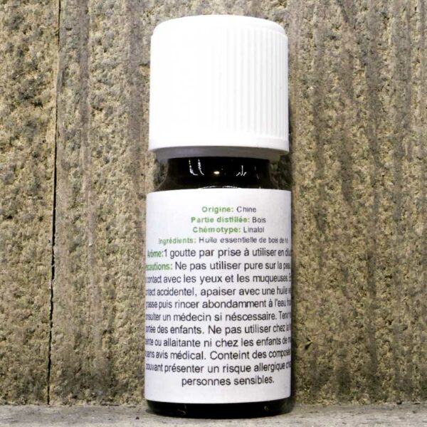 HUILE ESSENTIELLE BOIS DE HO 5ML FLACON – Image 2