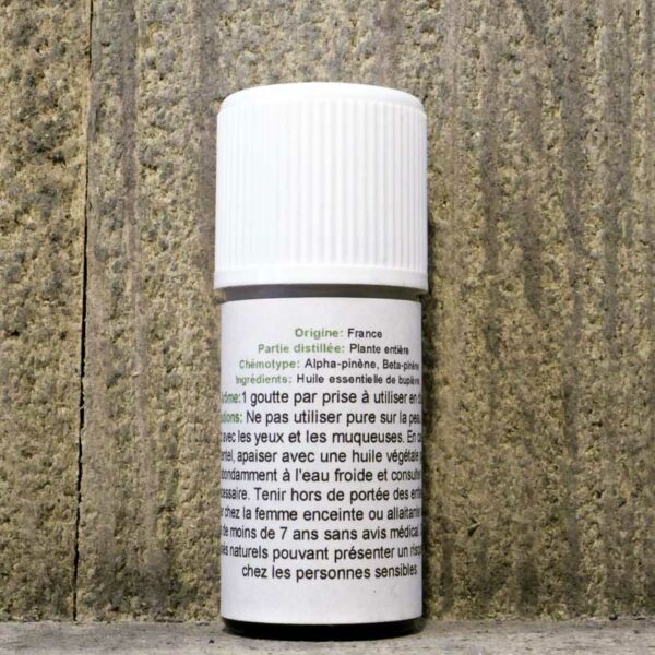 HUILE ESSENTIELLE BUPLEVRE LIGNEUX 5ML FLACON – Image 2