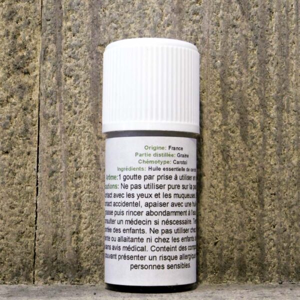 HUILE ESSENTIELLE CAROTTE 5ML FLACON – Image 2