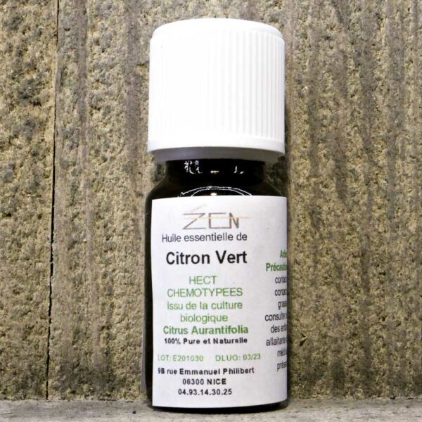 HUILE ESSENTIELLE CITRON VERT 10ML FLACON