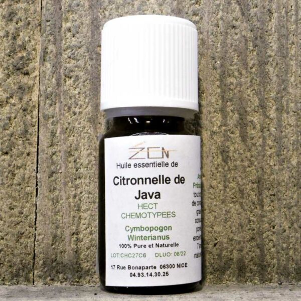 HUILE ESSENTIELLE CITRONELLE DE JAVA 10ML FLACON