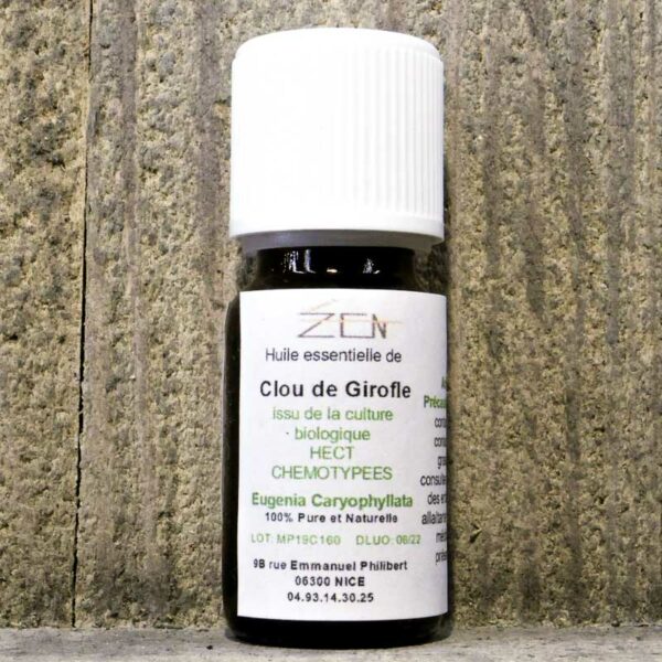 HUILE ESSENTIELLE CLOU DE GIROFLE 10ML FLACON