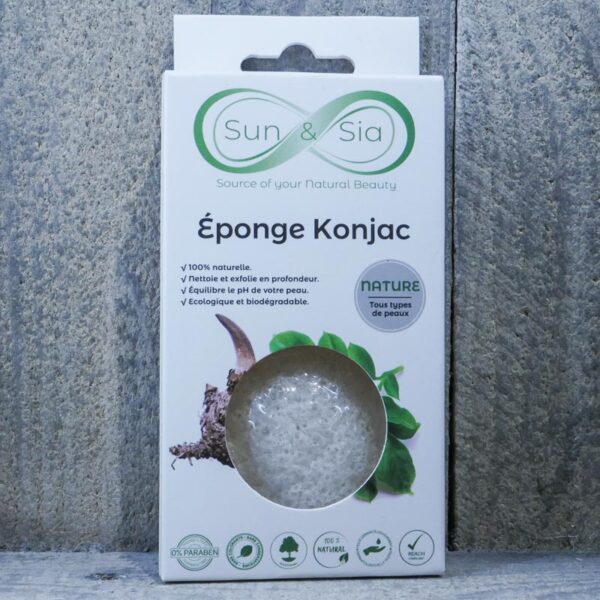 EPONGE KONJAC NATURE SUN & SIA