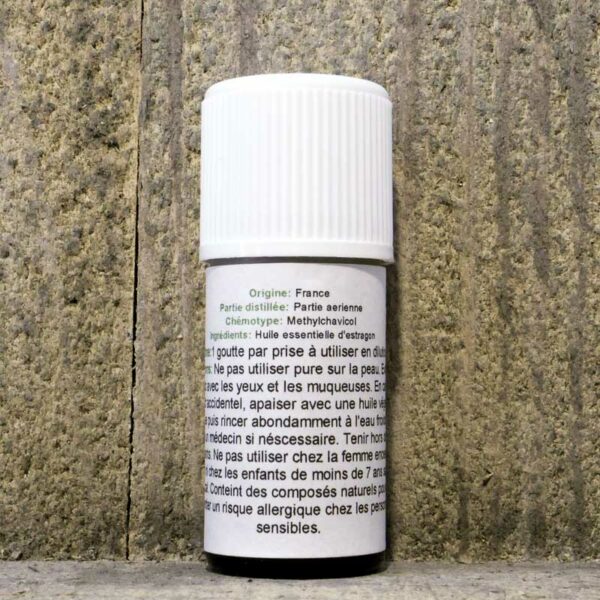 HUILE ESSENTIELLE ESTRAGON DE PROVENCE 5ML FLACON – Image 2