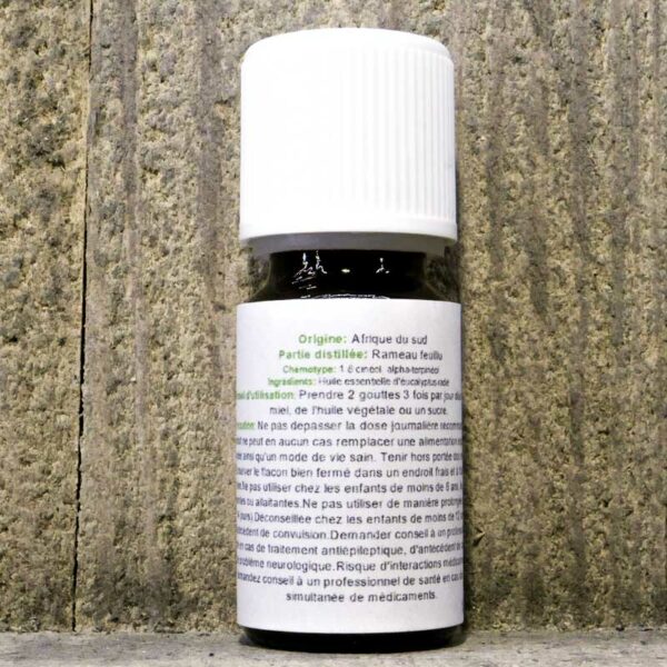 HUILE ESSENTIELLE EUCALYPTUS RADIE 10ML FLACON – Image 2