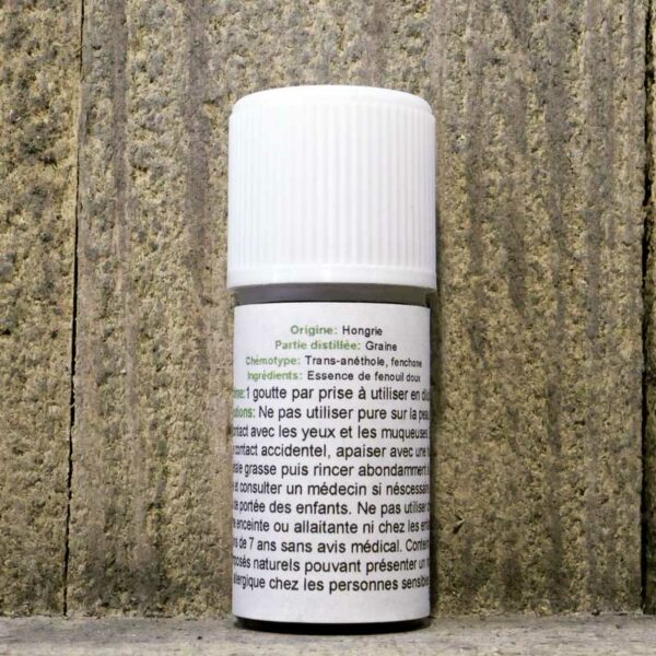HUILE ESSENTIELLE FENOUIL 5ML FLACON – Image 2