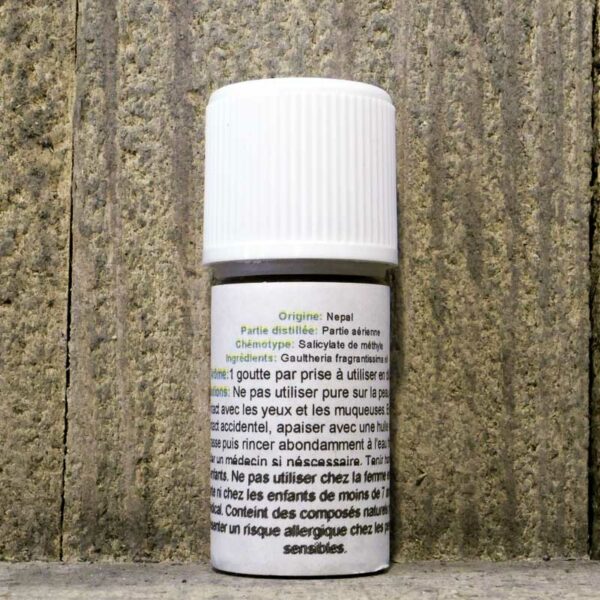 HUILE ESSENTIELLE GAULTHUILE ESSENTIELLERIE ODORANTE 5ML FLACON – Image 2