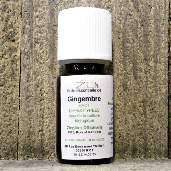 HUILE ESSENTIELLE GINGEMBRE 10ML FLACON