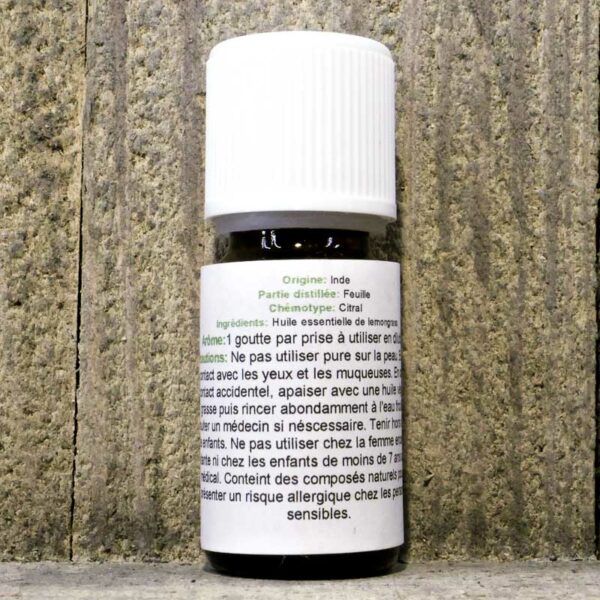 HUILE ESSENTIELLE LEMONGRASS 10ML FLACON – Image 2