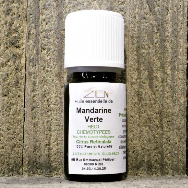 HUILE ESSENTIELLE MANDARINE VERTE 10ML FLACON