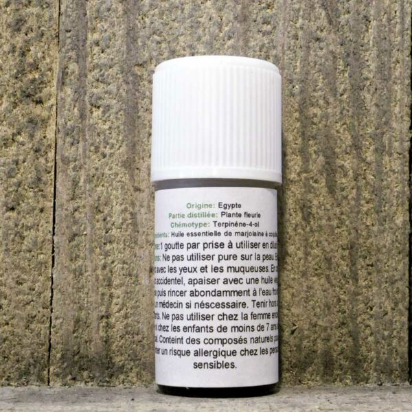 HUILE ESSENTIELLE MARJOLAINE COQUILLE 5ML FLACON – Image 2