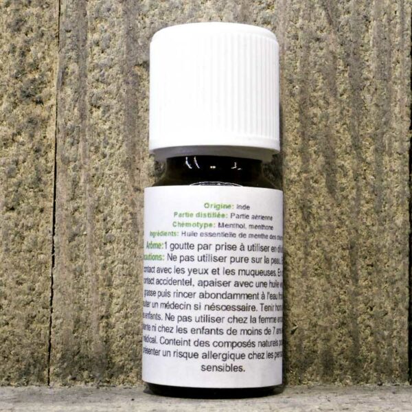 HUILE ESSENTIELLE MENTHE DES CHAMPS 10ML FLACON – Image 2