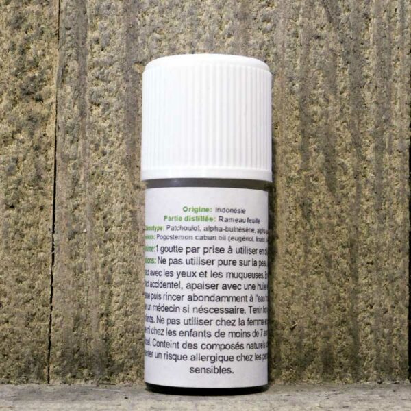 HUILE ESSENTIELLE PATCHOULI 5ML FLACON – Image 2