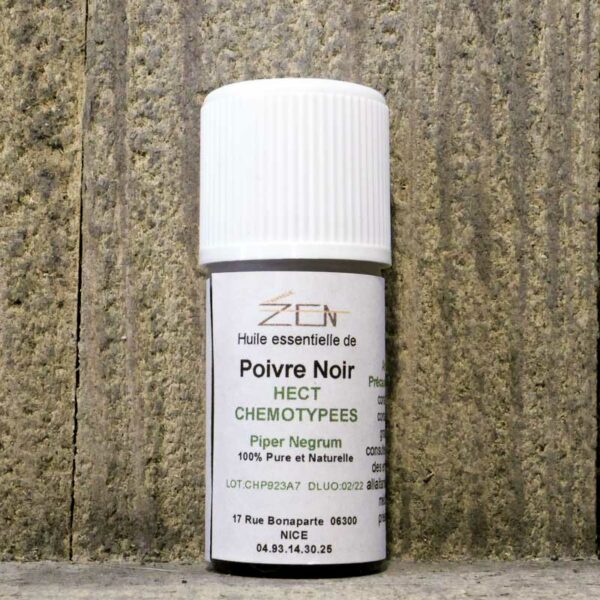HUILE ESSENTIELLE POIVRE NOIR 5ML FLACON