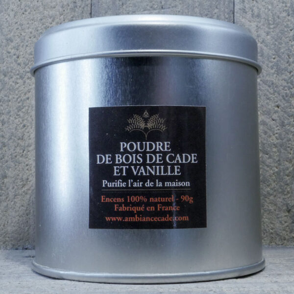 ENCENS POUDRE DE CADE VANILLE BOITE 90G