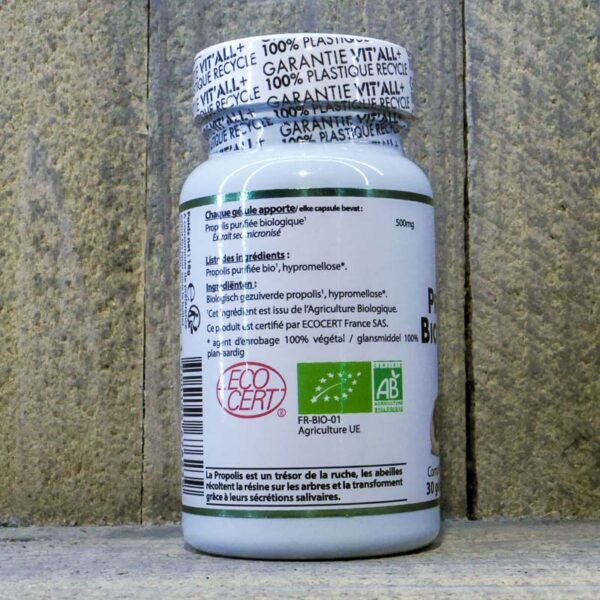 PROPOLIS BIOLOGIQUE 500MG 30 GEL – Image 2