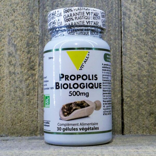 PROPOLIS BIOLOGIQUE 500MG 30 GEL