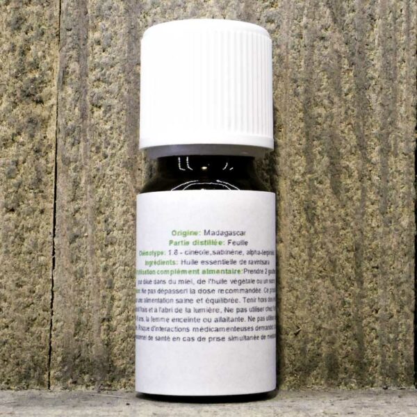 HUILE ESSENTIELLE RAVINTSARA 10ML FLACON – Image 2