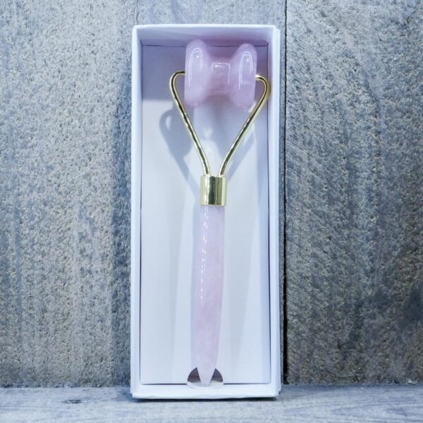 ROULEAU DE MASSAGE QUARTZ ROSE