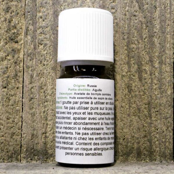 HUILE ESSENTIELLE SAPIN DE SIBERIE 10ML FLACON – Image 2