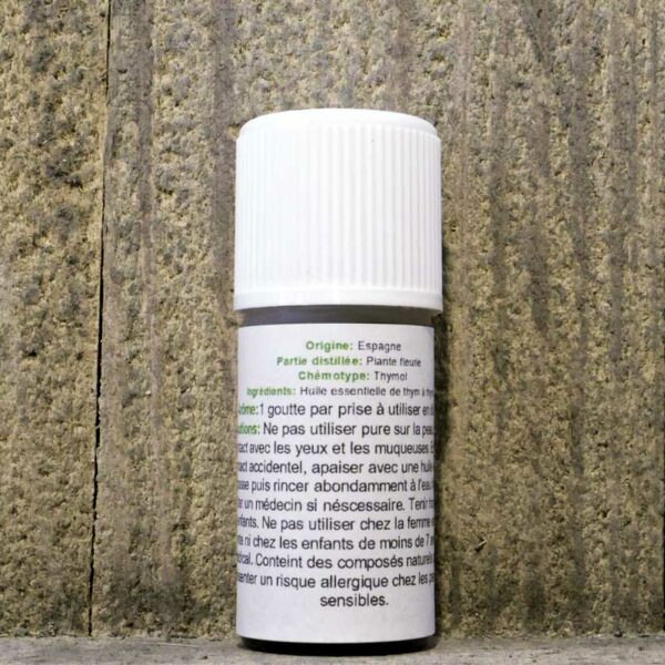 HUILE ESSENTIELLE THYM  THUYANOL DE PROVENCE 5ML FLACON – Image 2