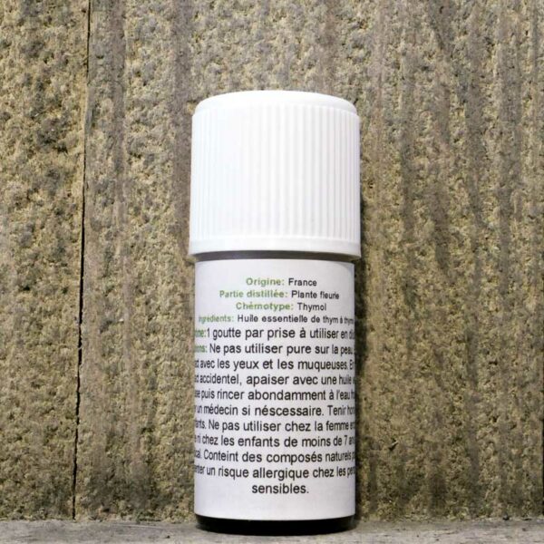 HUILE ESSENTIELLE THYM A THYMOL FLACON 5ML – Image 2