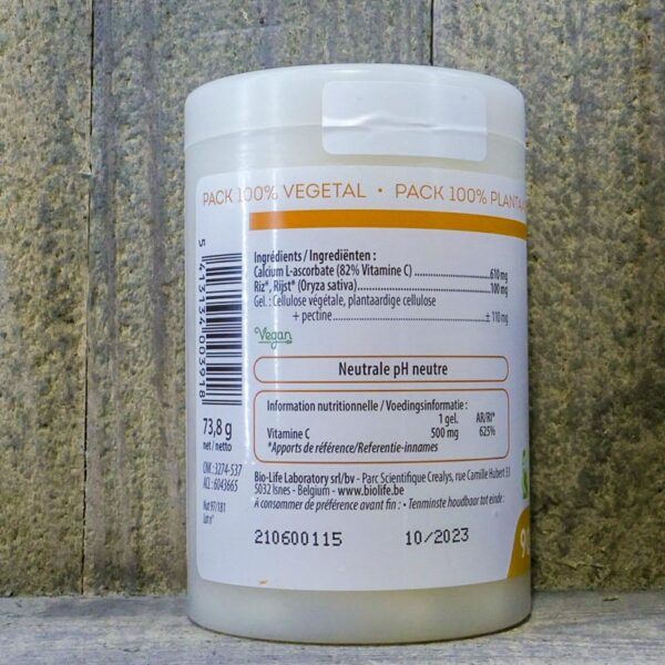 BE-LIFE VIT C 500 NEUTRAL 90 GEL – Image 3