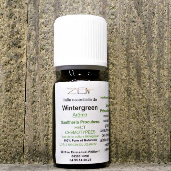 HUILE ESSENTIELLE WINTERGREEN 10ML FLACON