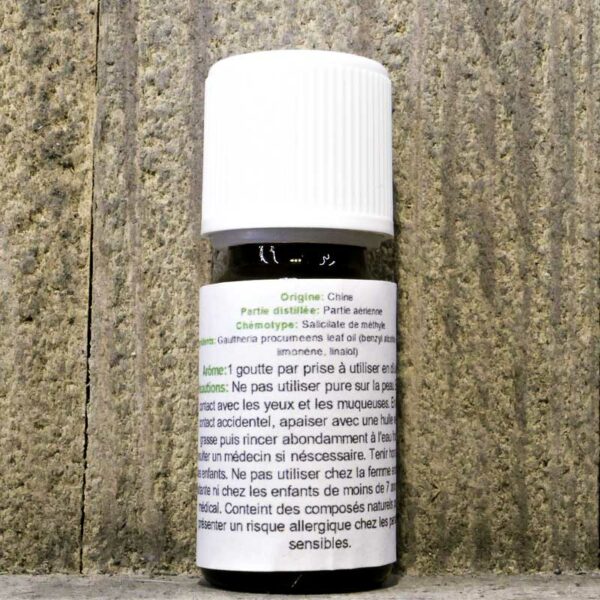 HUILE ESSENTIELLE WINTERGREEN 10ML FLACON – Image 2