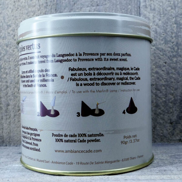ENCENS NATUREL POUDRE DE CADE CARAMEL BEURRE SALE 90GR – Image 3