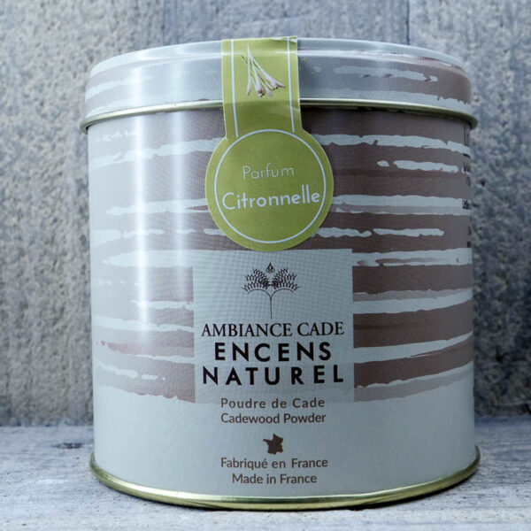 ENCENS NATUREL POUDRE DE CADE CITRONELLE 90GR