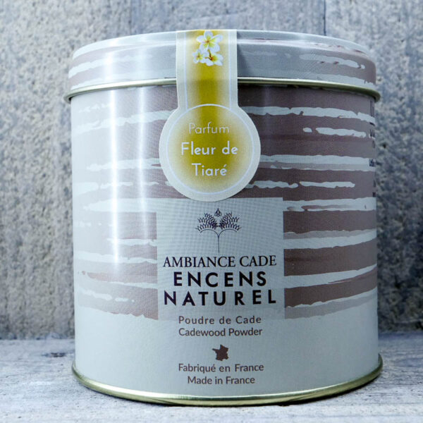 ENCENS NATUREL POUDRE DE CADE FLEUR DE TIARE 90GR
