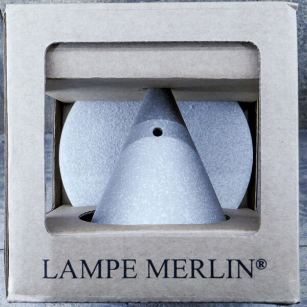 LAMPE MERLIN PIERRE GRISE