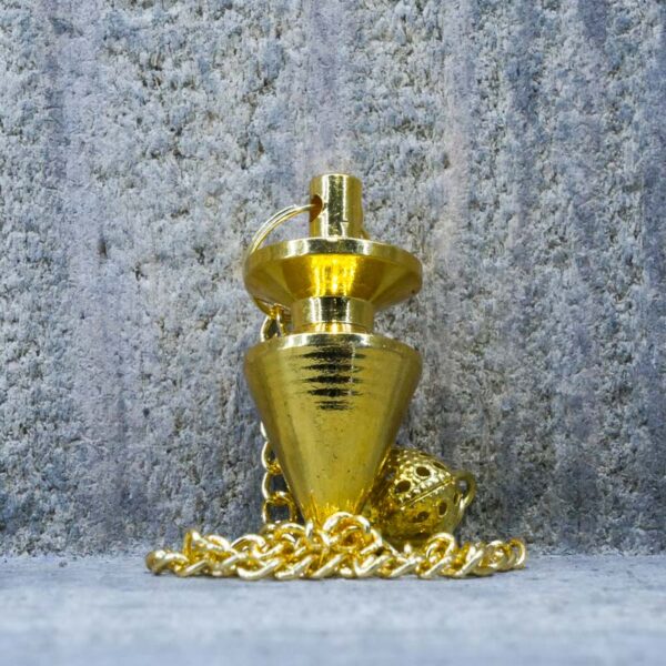 PENDULE METAL CONE OR