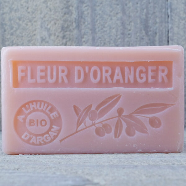 SAVON BIO HUILE D'ARGAN - FLEUR D'ORANGER 100GR