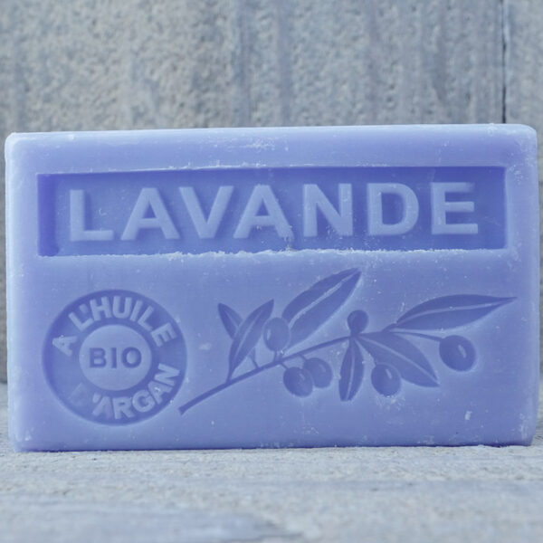 SAVON BIO HUILE D'ARGAN - LAVANDE 100GR