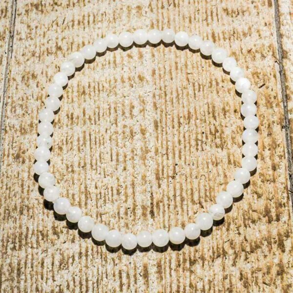 BRACELET PIERRE DE LUNE BLANCHE