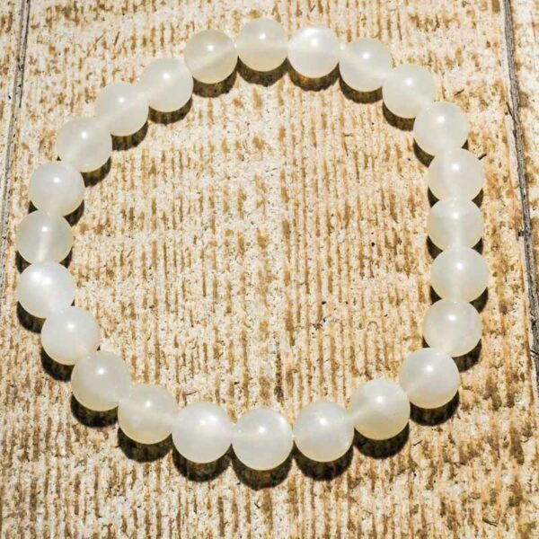 BRACELET PIERRE DE LUNE BLANCHE – Image 3